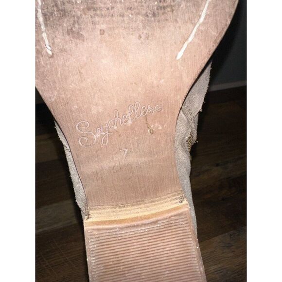Seychelles Woven Ankle Boots Booties Size 7 - Picture 13 of 16